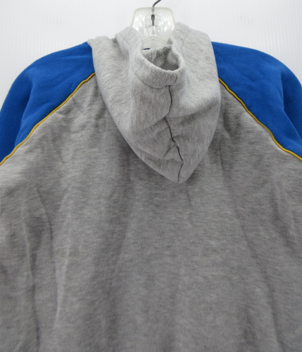 VINTAGE Nike Sweatshirt Boys XL Gray Blue 1/4 Zip Pullover Hoodie Y2K Raglan * - Picture 9 of 12
