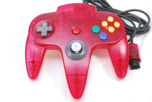 Nintendo 64 Clear Red Console System N64 NTSC-J Controller Tested working Japan - Picture 11 of 15