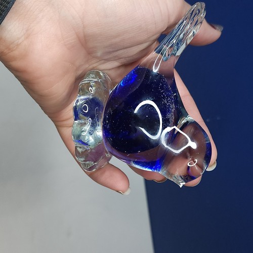 Hand Blown Art Glass Bluebirds Glass Figurines Lot of 2 - Picture 6 of 6