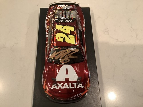 WILLIAM BYRON AUTOGRAPHED 2024 HMS 40TH MARTINSVILLE WIN CC DIECAST & CARD - Picture 10 of 21