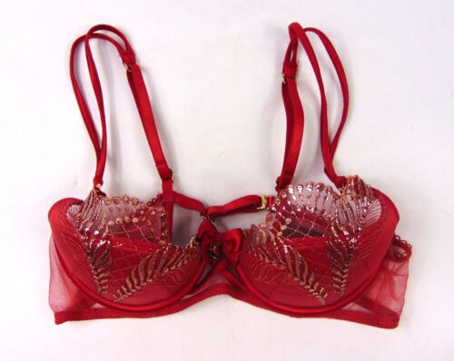 Sujetador rojo Honey Birdette The Prince Collection | UK 32 B / EU 70 B / AUS 10 B - Imagen 2 de 14