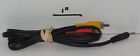 Audio Video A/V Camera Transfer Cable 3Ft 3.5mm Aux Plug to 2 Rca Male Plug Y #2