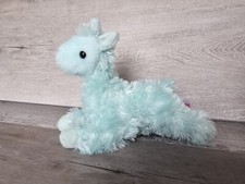 Aurora Plush Teal Blue Llama 8" Plush Stuffed Animal Toy 2018 Soft Rare Htf