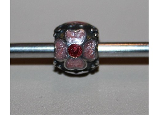 Pandora Charm / Element 790433EP *ROTES GÄNSEBLÜMCHEN* *RAR, OLDIE, EINGESTELLT* - Bild 3 von 4