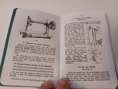 Singer 66 User Manual Reproduction (Rare No. 66 Version) Reproduction - Picture 6 of 14