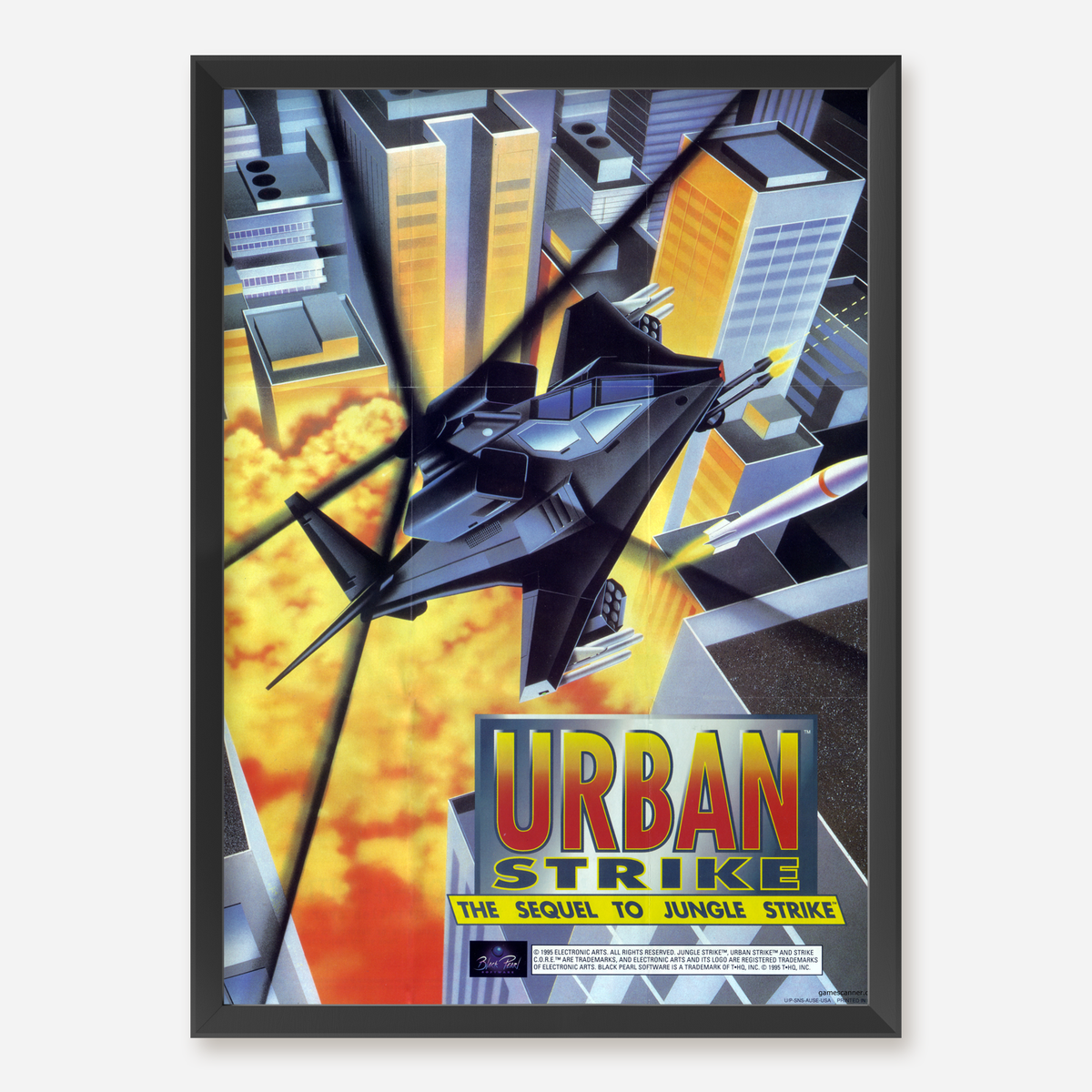 Retro Video Game Poster Classic Vintage 80s 90s Print Picture Wall