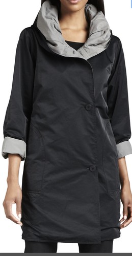 Eileen Fisher Reversible Hooded 