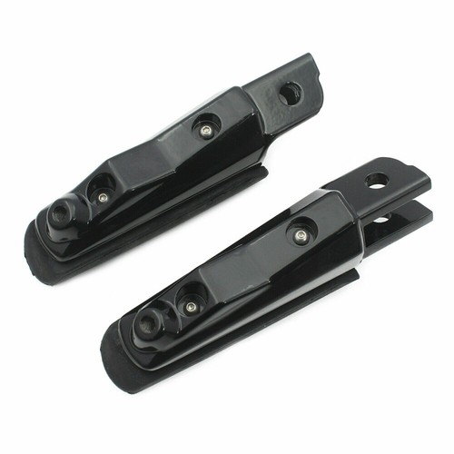 For BMW Scrambler R Nine T 2016 2017 2018 2019 Front Footpegs & Rubber Black New - Picture 5 of 7