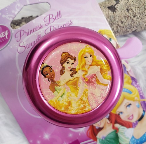 Disney Princess * Fahrradglocke * Fahrrad * Tiana * Belle * Aurora * rosa * - Bild 1 von 5