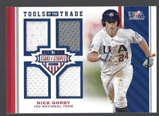 2017 USA Stars & Stripes Tools of the Trade Jerseys #53 Nick Gorby 46/199 