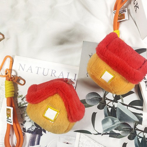 Creative Land Temple Plush Doll Keychain Pendant Schoolbag Decoration tendance Keyrings *