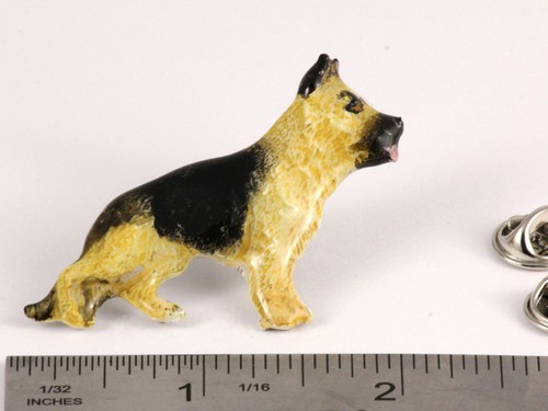 Pin o imán de nevera con solapa para perro pastor alemán de peltre, D384, hecho en EE. UU. - Imagen 39 de 39