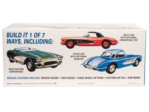 MPC NUEVO Kit Modelo '60 Chevy Corvette 7-EN-1 Kit de Personalización Escala 1:25 por MPC002 - Imagen 4 de 7