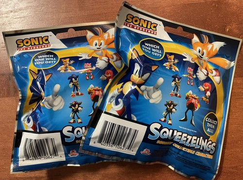 Sonic the Hedgehog Squeezelings Figura Bolso Ciego Paquete de 2 - Imagen 2 de 2