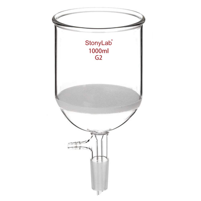 G3 Lab Kit Filtration Sous Vide 2000 Ml - Entonnoir Sablé + Flacon Conique Borosilicaté