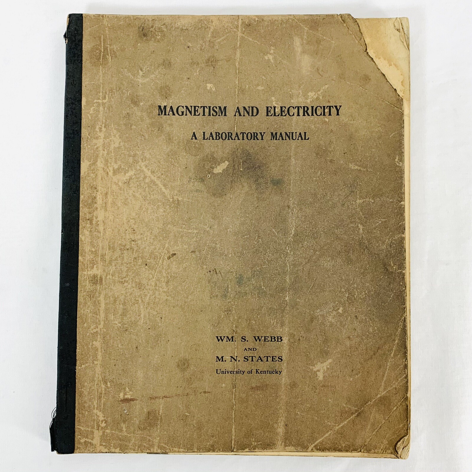 Vtg 1930 Magnetism And Electricity A Laboratory Manual University of Kentucky - Picture 2 of 9