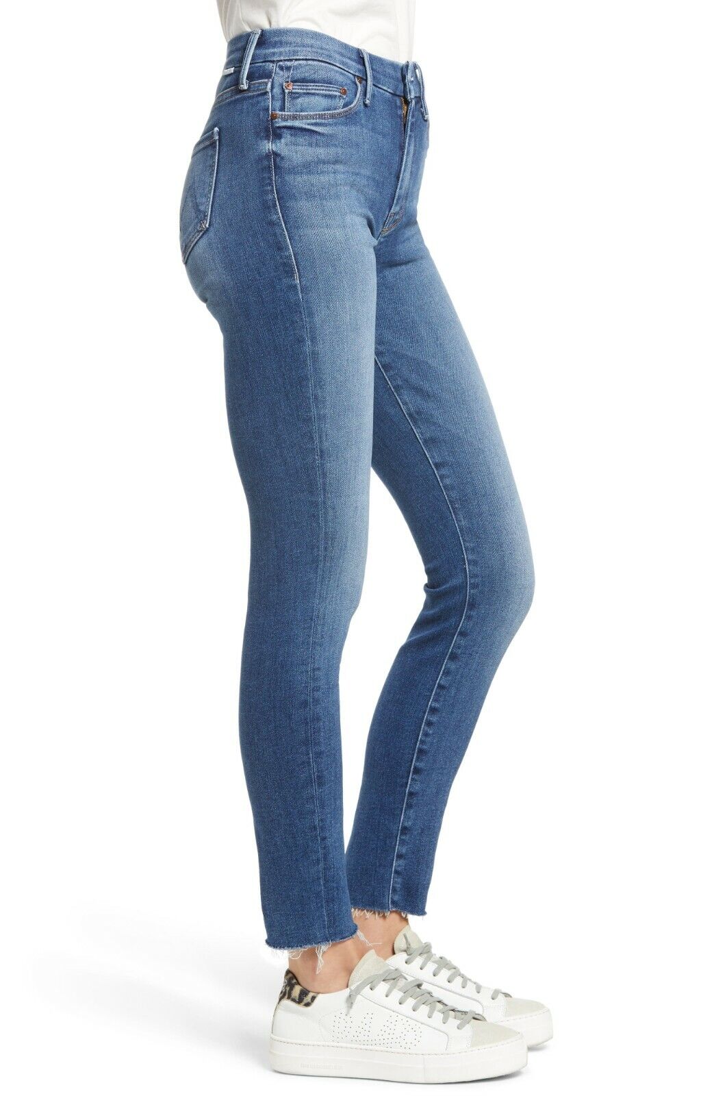 NWT Mother Denim The Looker Ankle Fray Satisfaction Guaranteed 24