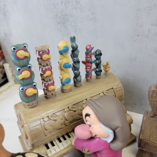 Disney Store Schneewittchen klassische Puppe Tanz Party Spielset Dopey Grumpy komplett - Bild 4 von 10