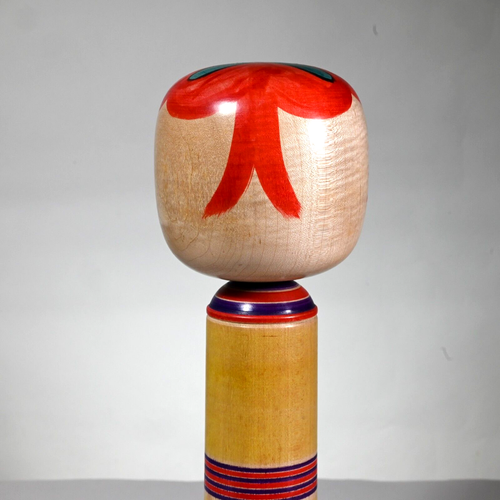 Meister JUNOSUKE SATO Kokeshi, signiert, Hijiori Schule, Japan 1980er - GROSS: 12,2" - Bild 14 von 21