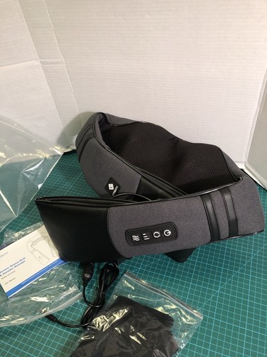 Cordless Deep Shiatsu Massager with Heat for Neck Back Shoulder Pain Relief - Picture 12 of 12