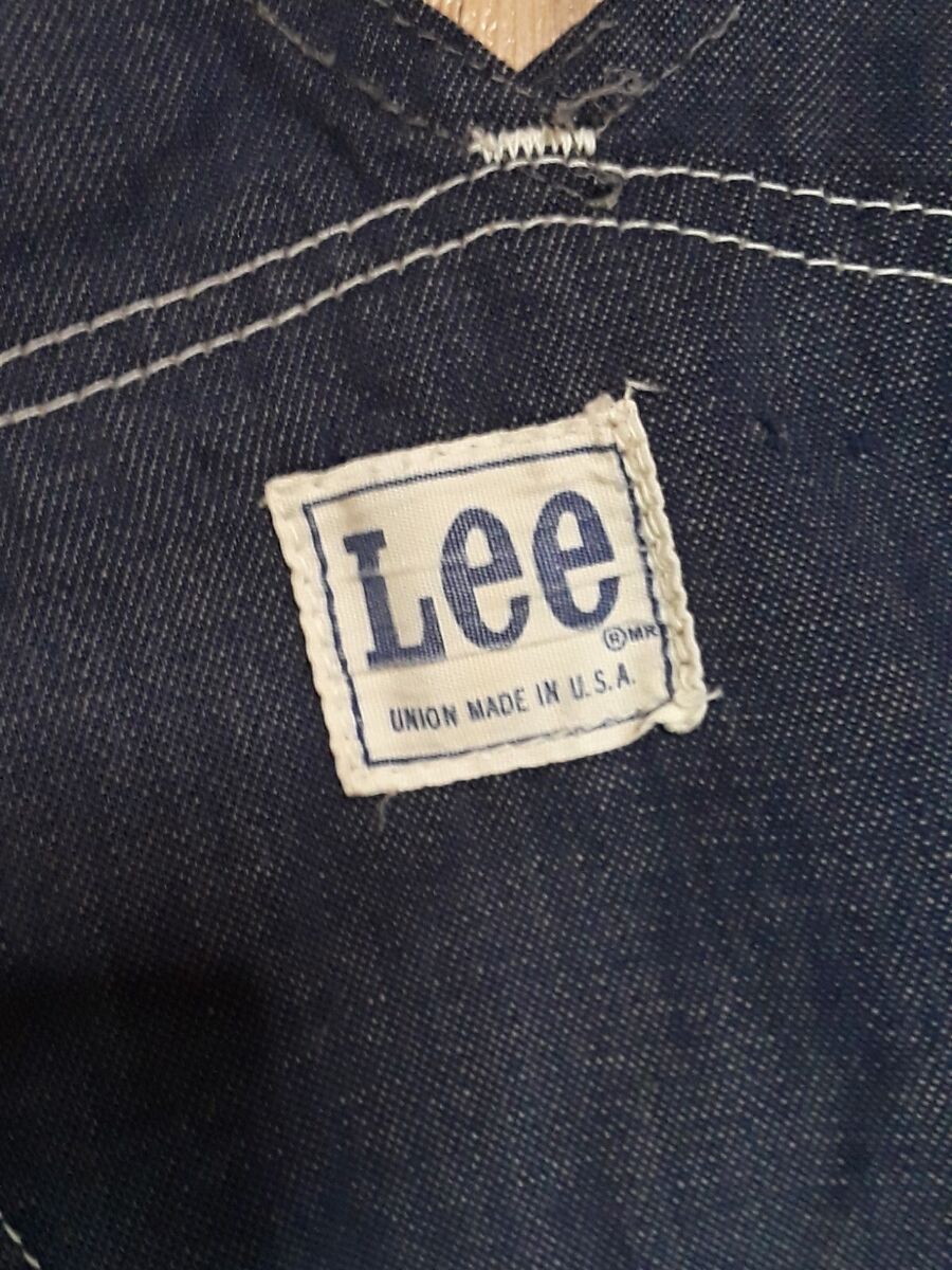 Vintage Union Made Lee Denim Overalls Made in USA Workwear Vintage Union Made Lee Denim Overalls Made in USA Workwear
