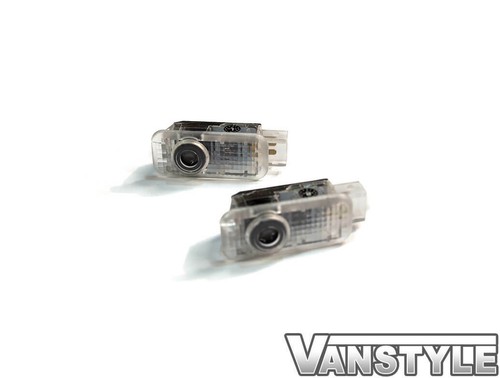FITS VW T6 T6.1 2015> VW LED 3D PUDDLE LIGHTS SHADOW LIGHT PROJECTOR DOOR - Picture 6 of 10
