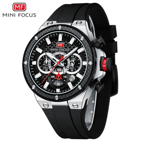 MINI FOCUS Men Sport Watch for Boy Silicone Wristwatch Male Multifunction Watch - Picture 17 of 28