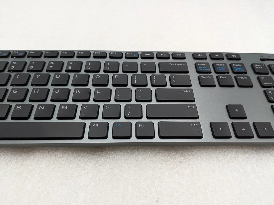 Dell WK717 Premier Wireless Bluetooth Gray Keyboard without Dongle Free Shipping - Image 3 of 4