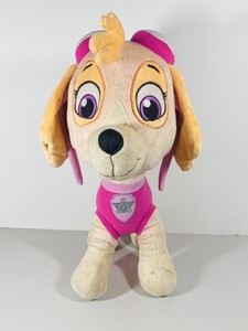 Paw Patrol Plush Skye Girls Dog Large Cuddle Pink Soft Stuffed Sky Toy 16â 92317115959 | eBay