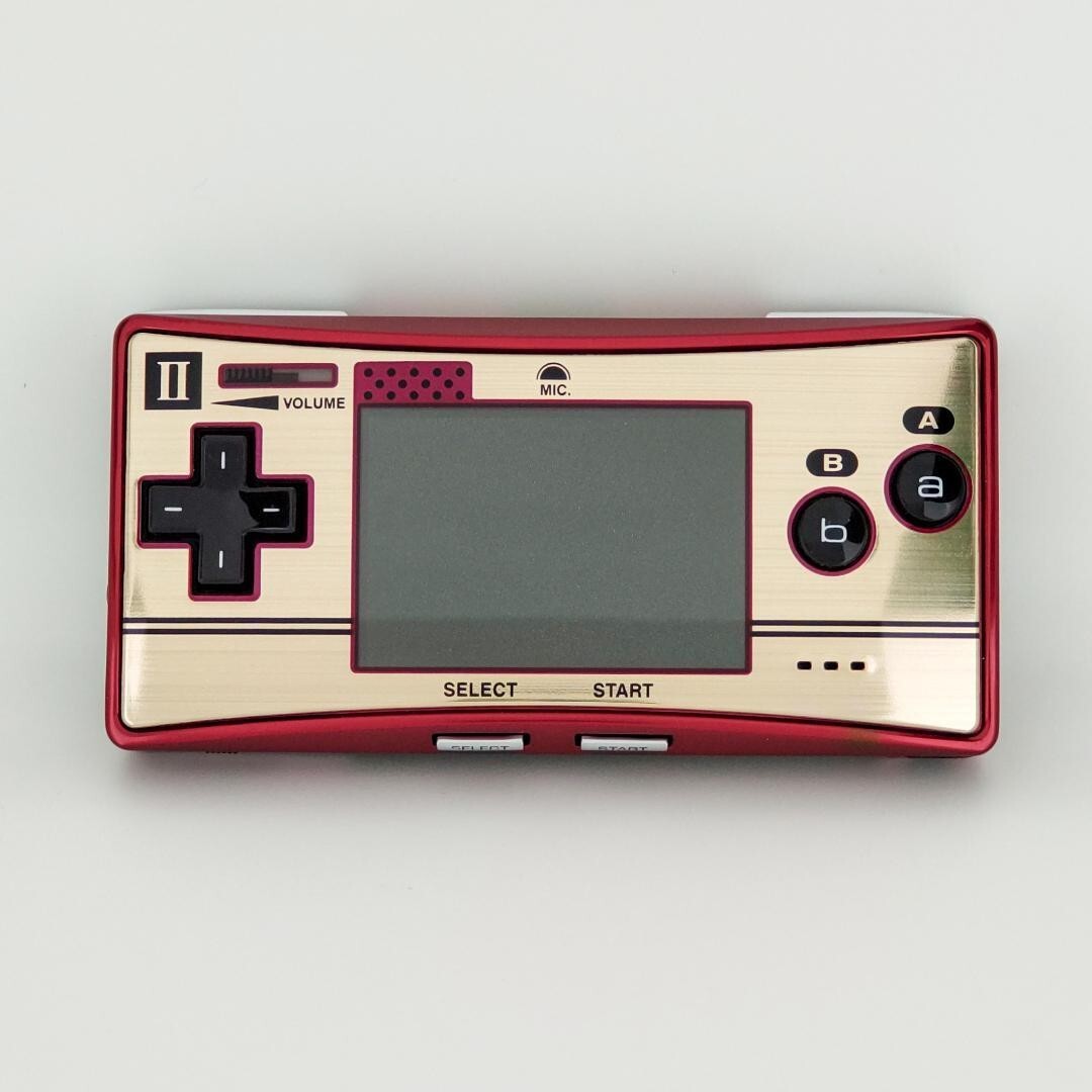 GAME BOY micro ファミコンバージョン Nintendo Game Boy Micro Face Plate Famicom II Con Ver Rare