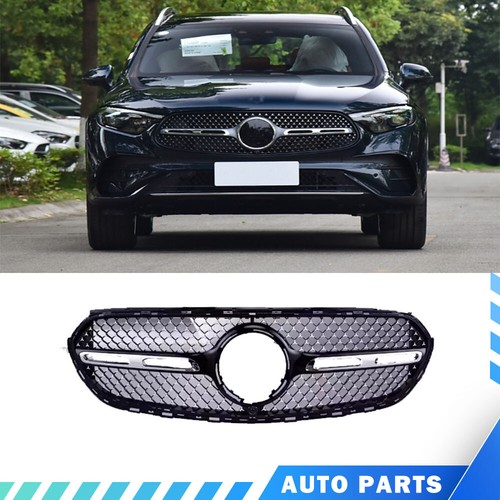 Für 23-24 GLC260 GLC300 Vorderseite Kühlergrill Upgrade ändern AM G GLC Black - Picture 1 of 2