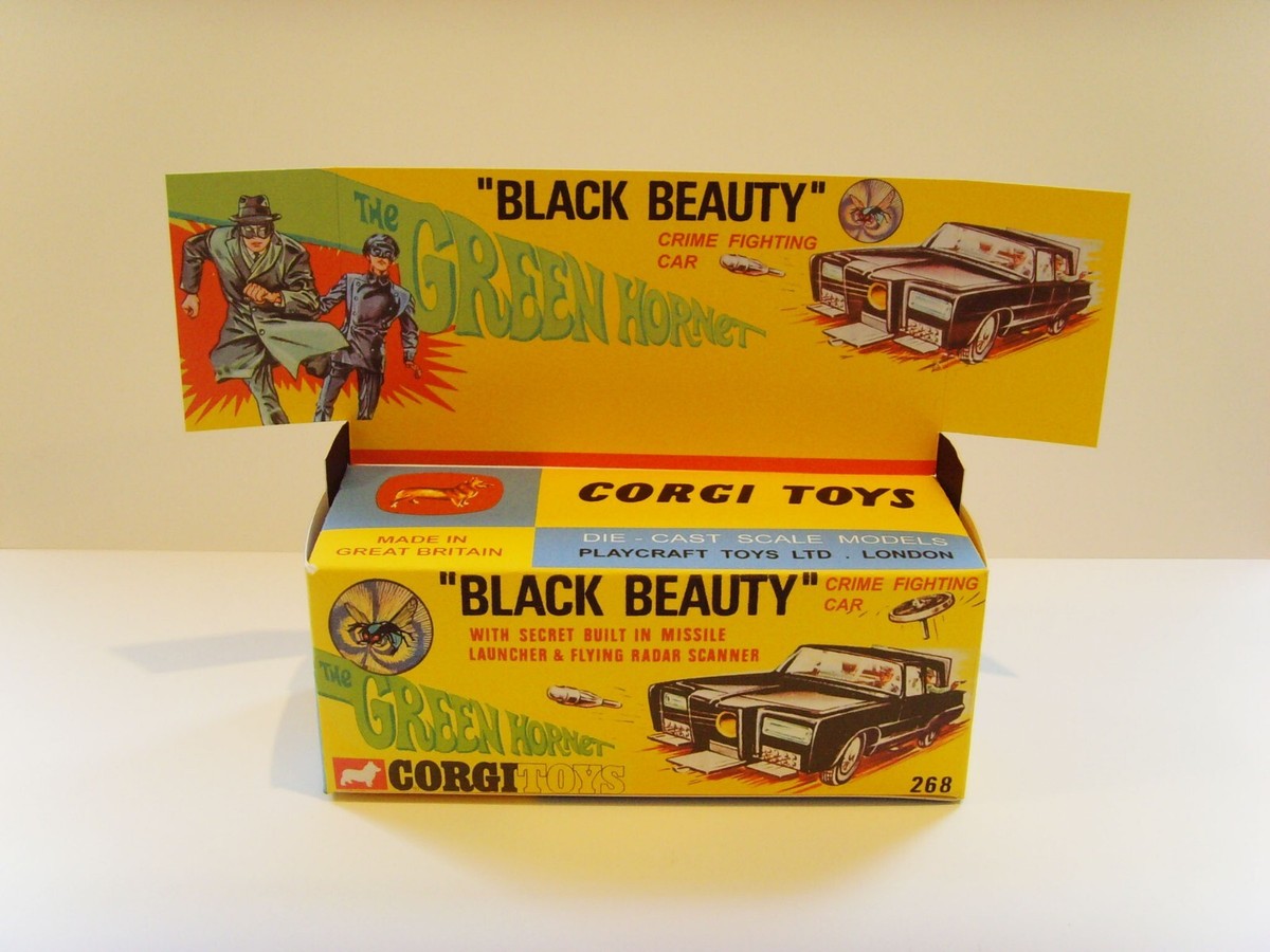 CORGI No.268 - GREEN HORNET - BLACK BEAUTY- Custom box and