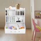 3-Tier Bookcase Display Storage Book Shelf PVC Organizer For Children Kid Home