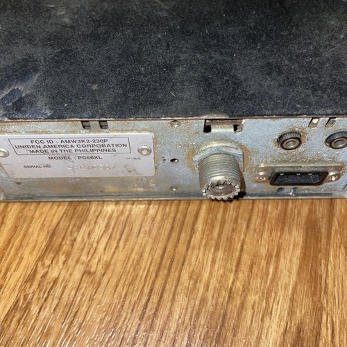 Uniden PC66XL Phillipines Made 40 Channel CB Radio UNTESTED - Picture 4 of 8