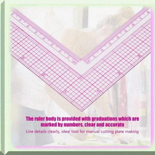 FlexiCurve Tailor Ruler: Professional L-Shape Sewing Measure Tool (5808) - Afbeelding 6 van 7