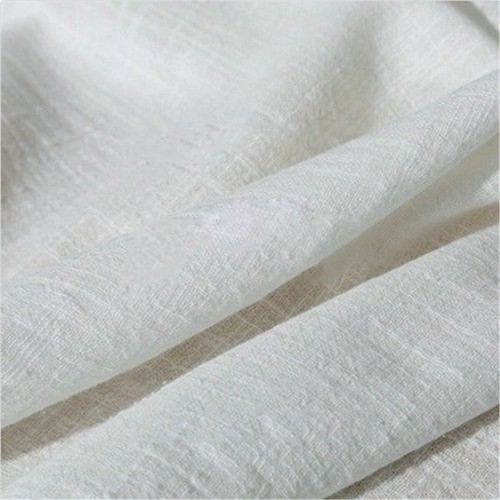 Linen Cotton Fabric Organic Material Pure Natural Flax Cambric Eco DIY Clothes - Picture 20 of 24