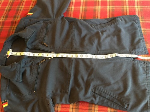 Vintage 1985 A. schwarz sulzbach German Army Blue Military Jacket Small - Picture 8 of 12