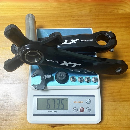 Juego de bielas de bicicleta 104BCD MTB bicicleta manivela plato bicicleta 170 mm 175 mm negro redondo Reino Unido - Imagen 5 de 25