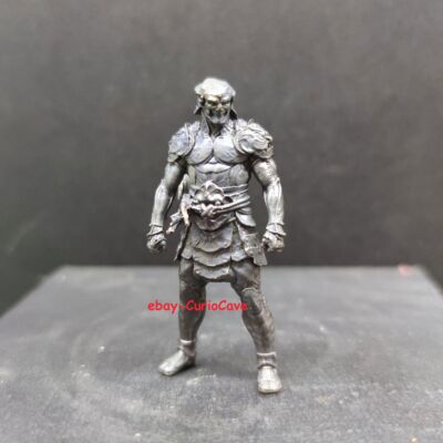 Vintage Copper Weathered Samurai Japanese Ninja Action Figure Collectible Model