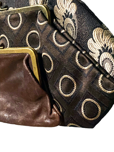Maliparmi - Tessuto Della Memoria Evening Clutch Bag: Brown Colors: - Bild 10 von 14