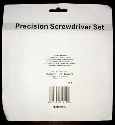 PRECISION SCREWDRIVER 11-PIECE SET - Picture 2 of 2