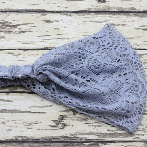 ⭐Women Elastic HairBand Lace Headband Wide Turban Bandage Bandana Soft Head Wrap - Picture 16 of 23