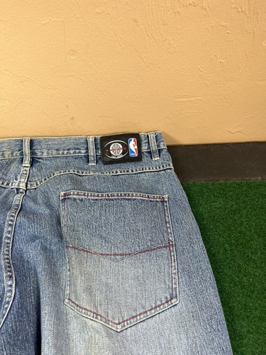 RARE UNK NBA Cleveland Cavaliers Denim Jeans Embroidered Men Sz 42/33 - Picture 13 of 16