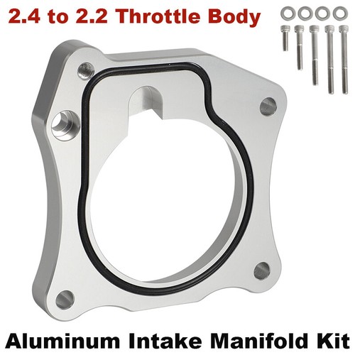 For 2.4 to 2.2 Ecotec Throttle Body Intake Manifold Adapter Kit - CNC Aluminum - Bild 12 von 13