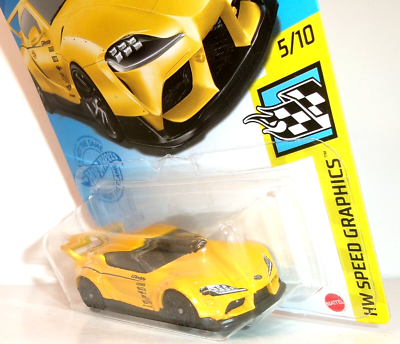 2021 HOT WHEELS 1:64 HW SPEED GRAPHICS 5/10 YELLOW '20