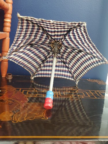 Vintage Fashion Doll Umbrella Parasol 7" - Picture 6 of 8