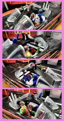 DC Comics Batman Batmobile mit biegbaren Figuren von NJ Croce NEU ohne Karton Maßstab 1:24 - Bild 12 von 17