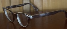 Vintage 50  s Tura Cat Eye Silver Chrome Aluminum Eyeglasses Frames - Size 5-1/2