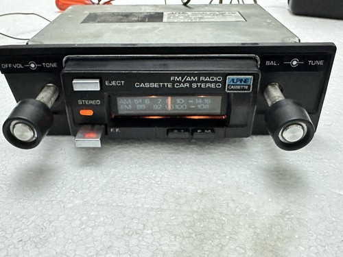 ALPINE CM-620 Cassette Car Stereo Tape Player W. AM/FM Radio Autoradio Oldtimer - Bild 1 von 16