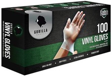 2-PACK - GORILLA SUPPLY Disposable Heavy Duty Vinyl Gloves, Large